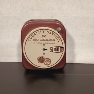 Vintage Add A Coin Bank Equality Savings and Loan Association - Untested